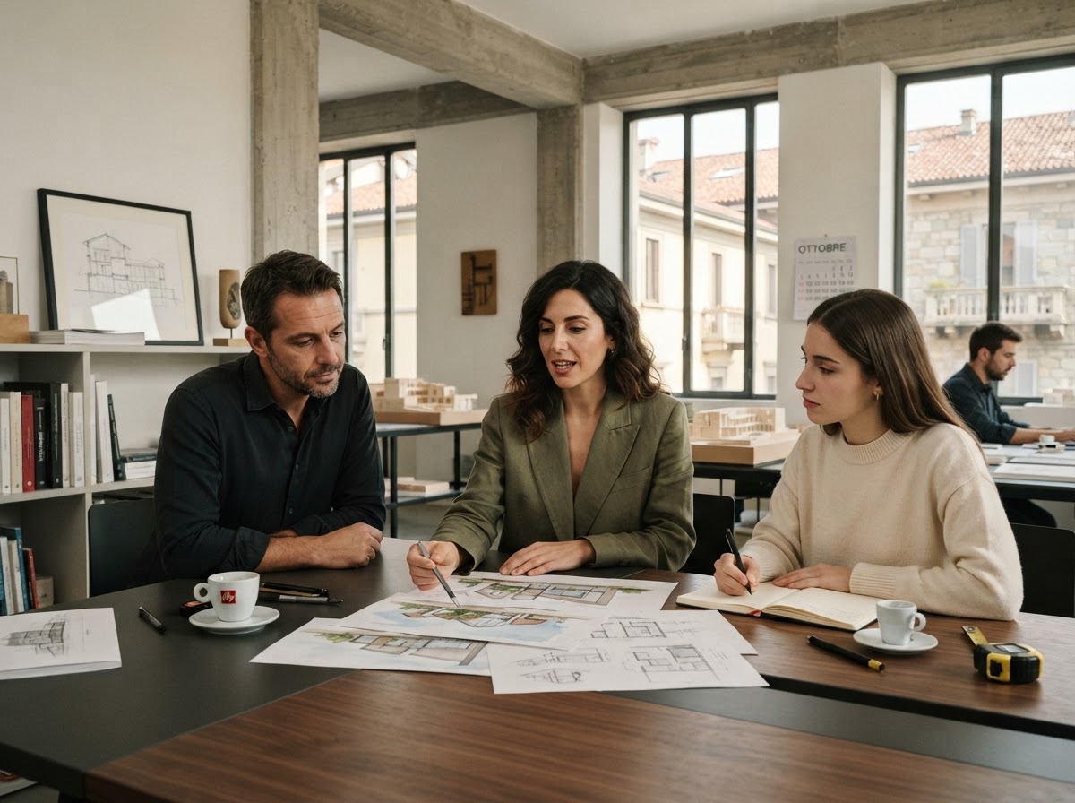 AlveriXanPro - team al lavoro su analisi dati finanziari in ufficio minimalista